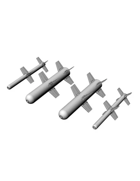 Bayraktar TB2 laser guided missiles (for Clear Prop kit), 1/48 - Br...