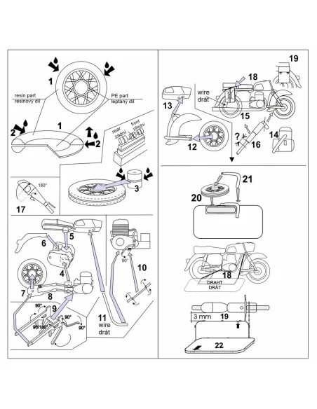 MZ ES 250/2+Stoye LSW, 1/87 - Hauler HLR87229