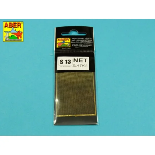 Nets and drilled plates ( 18 models -80x45mm ) - Aber Models S13 Nets and drilled plates ( 18 models -80x45mm ) - Aber Models S13