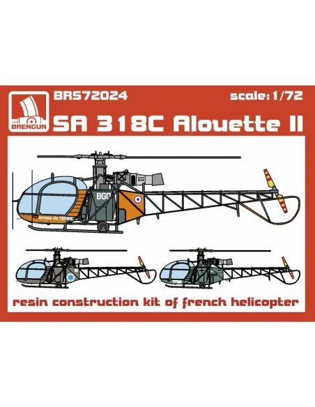 SA 318C Alouette II, 1/72 - Brengun BRS72024
