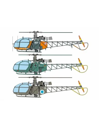 [NO_DESC] SA 318C Alouette II, 1/72 - Brengun BRS72024