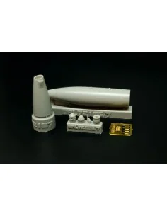 D-704 buddy Tank late type (1980s-2010s), 1/72 - Brengun BRL72287 2