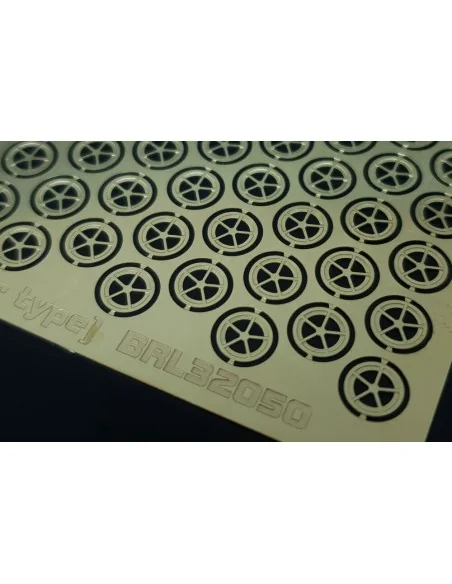 Tie down points (star type), 1/32 - Brengun BRL32050