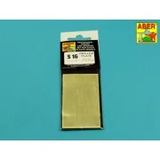 Nets and drilled plates ( 18 models -80x45mm ) - Aber Models S16