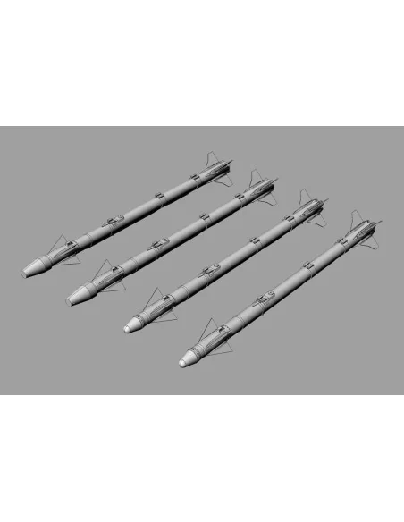 AIM-9X Sidewinder (4pcs), 1/72 - Brengun BRL72291