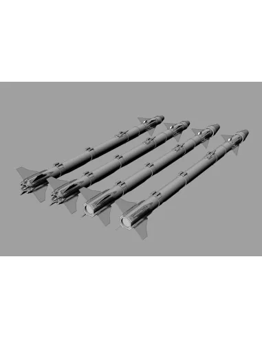 AIM-9X Sidewinder (4pcs), 1/72 - Brengun BRL72291