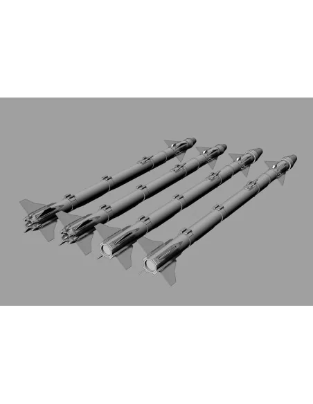 AIM-9X Sidewinder (4pcs), 1/72 - Brengun BRL72291