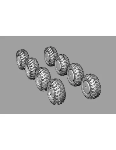 [NO_DESC] Wheels for 9K714 OKA (SS-23 Spider) for Hobby Boss, 1/72 ...