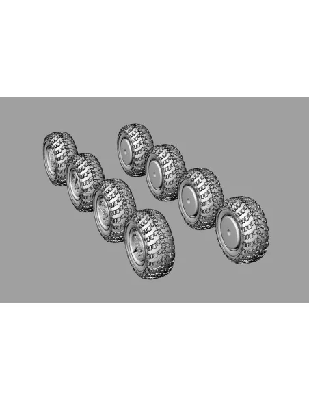 Wheels for 9K714 OKA (SS-23 Spider) for Hobby Boss, 1/72 - Hauler H...