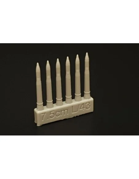 [NO_DESC] 7, 5cm L/43 ammo for Pz.IV ausf.G/H/J, 1/72 - Hauler HLH7...