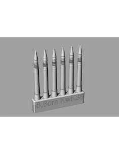 8.8cm KwK36 ammo for Pz.VI Tiger, 1/72 - Hauler HLH72151