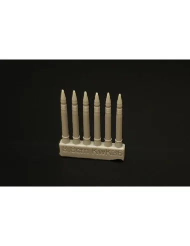 8.8cm KwK36 ammo for Pz.VI Tiger, 1/72 - Hauler HLH72151