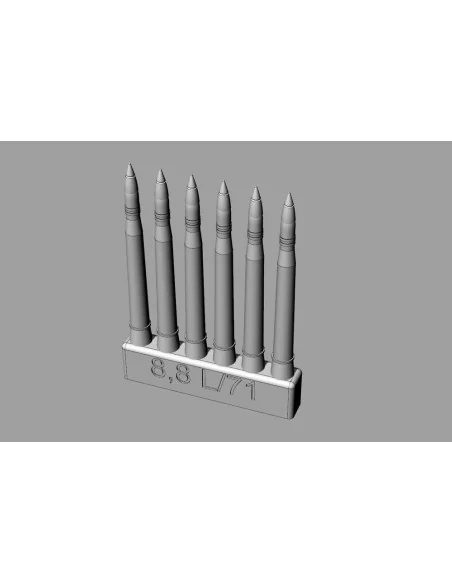 8, 8cm KwK 43/2 L/71 for Kingtiger/JgPpanther/Elephant/Nashorn, 1/7...