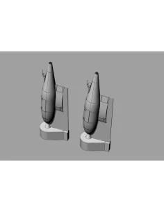 Refueling pod KC-130J (2pcs), 1/144 - Brengun BRL144200 2