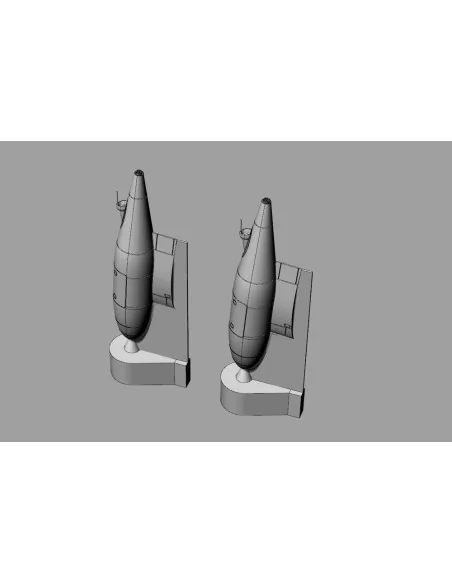 Refueling pod KC-130J (2pcs), 1/144 - Brengun BRL144200