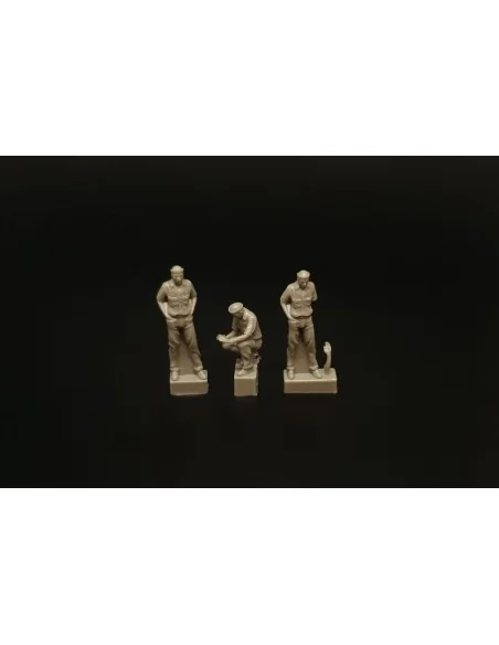 [NO_DESC] US Navy Sailors for WW2 Dioramas, 1/144 - Brengun BRL144201
