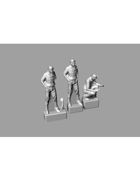 [NO_DESC] US Navy Sailors for WW2 Dioramas, 1/144 - Brengun BRL144201