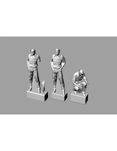 US Navy Sailors for WW2 Dioramas, 1/144 - Brengun BRL144201