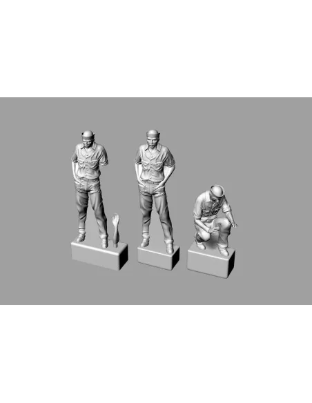 US Navy Sailors for WW2 Dioramas, 1/144 - Brengun BRL144201
