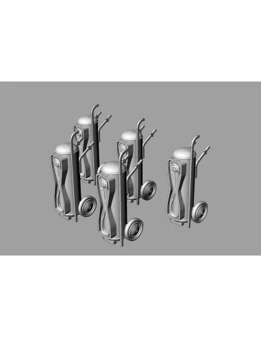 RAF large extingusher (5pcs), 1/144 - Brengun BRL144202
