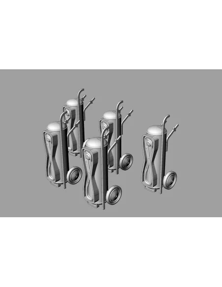 RAF large extingusher (5pcs), 1/144 - Brengun BRL144202