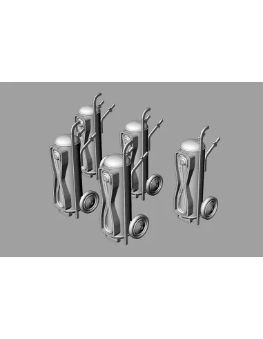 RAF large extingusher (5pcs), 1/72 - Brengun BRL72295