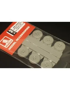 Spitfire 4 spoke wheels set (3 types of tires), 1/32 - Brengun BRL3... 2