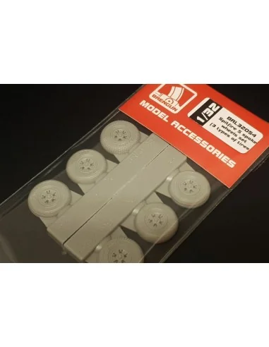 [NO_DESC] Spitfire 5 spoke wheels set (3 types of tires), 1/32 - Br...