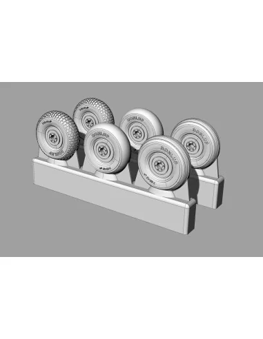 [NO_DESC] Spitfire 3 spoke wheels set (3 types of tires), 1/32 - Br...