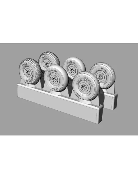 Spitfire 3 spoke wheels set (3 types of tires), 1/32 - Brengun BRL3...