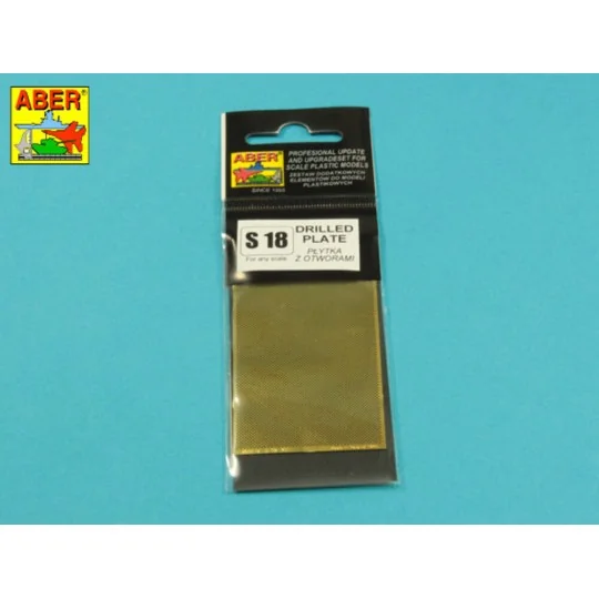 Nets and drilled plates ( 18 models -80x45mm ) - Aber Models S18