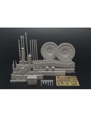 Napoleonic cannon-Gribeauval 8-pounder, 1/32 - Hauler HLA32001