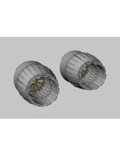 MiG-29A engine nozzles, 1/72 - Brengun BRL72296