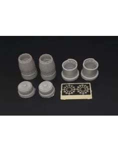 MiG-29A engine nozzles, 1/72 - Brengun BRL72296 2