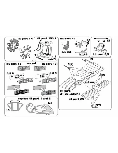 Marcel Besson MB-411 PE-Set (FLY kit), 1/72 - Brengun BRL72298