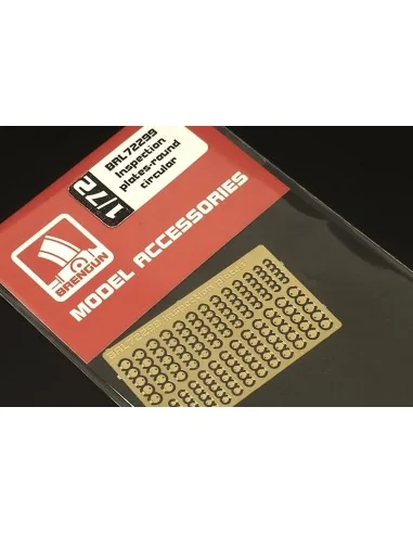 Inspection plates-round circular, 1/72 - Brengun BRL72299