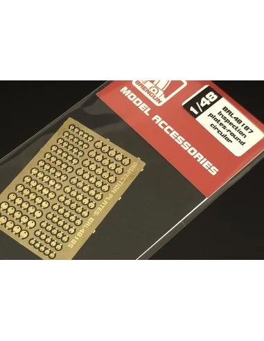 Inspection plates-round circular, 1/48 - Brengun BRL48187