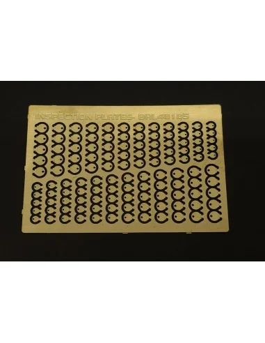 Inspection plates-round circular, 1/48 - Brengun BRL48187