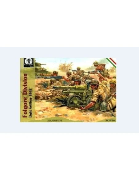 Folgore Division Light Artillery, 1942, 1/72 - WATERLOO 1815 AP004