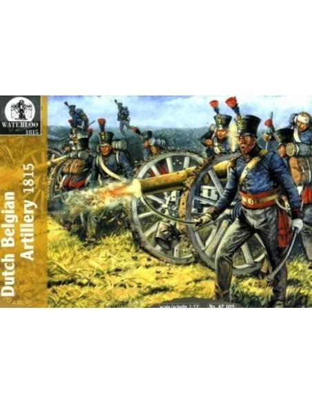 [NO_DESC] Dutch Belgian Artillery, 1815, 1/72 - WATERLOO 1815 AP009