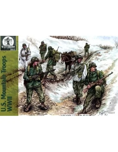 [NO_DESC] U.S. Mountain Troops WWII, 1/72 - WATERLOO 1815 AP031