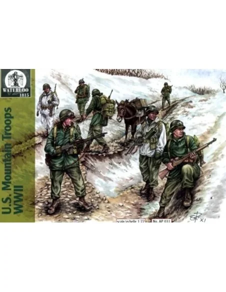[NO_DESC] U.S. Mountain Troops WWII, 1/72 - WATERLOO 1815 AP031
