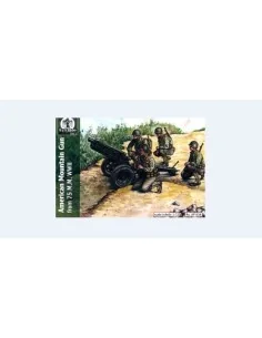 American mountain gun 75 mm, WWII, 1/72 - WATERLOO 1815 AP038