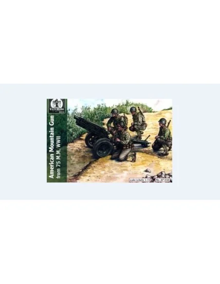 [NO_DESC] American mountain gun 75 mm, WWII, 1/72 - WATERLOO 1815 A...