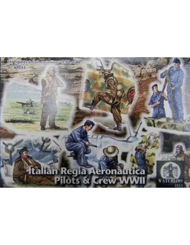 Italian Regia Aeronautica Pilots & Crew, 1/72 - WATERLOO 1815 AP055
