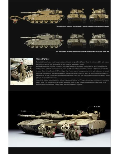 Israel Main Battle Tank Merkava Mk.3 BAZ, 1/35 - MENG-Model TS-005