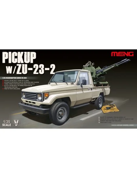 Pickup w/ZU-23-2, 1/35 - MENG-Model VS-004