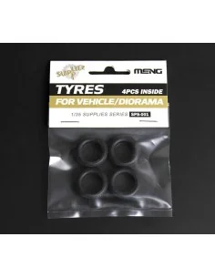 Tyres for Vehicle/Diorama (4pcs), 1/35 - MENG-Model SPS-001