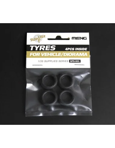 Tyres for Vehicle/Diorama (4pcs), 1/35 - MENG-Model SPS-001