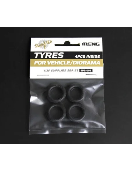 Tyres for Vehicle/Diorama (4pcs), 1/35 - MENG-Model SPS-001
